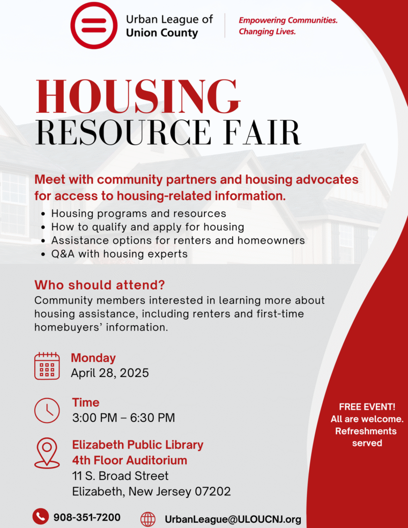 Housing Resource Fair 2025 at Elizabeth Public Library