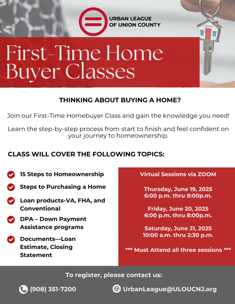 First-Time Home Buyer Classes (Virtual via Zoom)