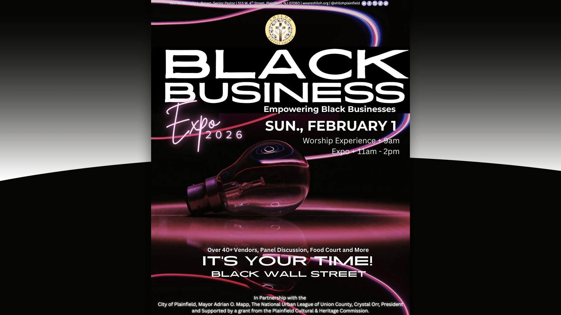 Black Business Expo 2026 flyer featuring event details and highlights feature image